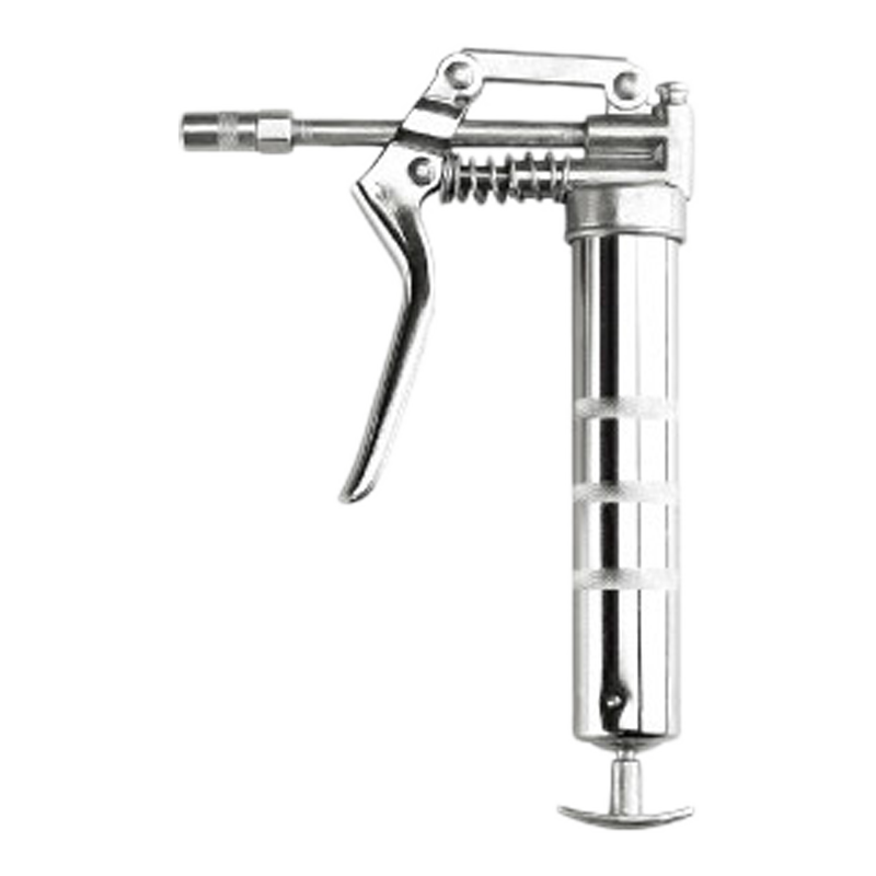 Pistola de graxa cromada 120CC - Punho de pistola
