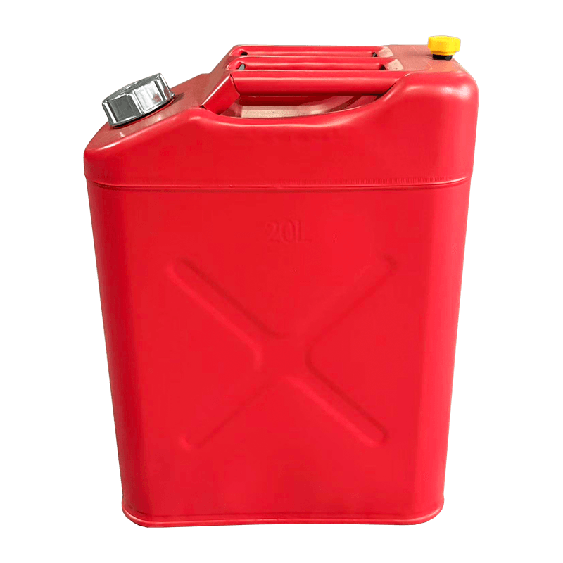 Tambor de óleo vermelho fosco 10L/20L com tampa de alumínio